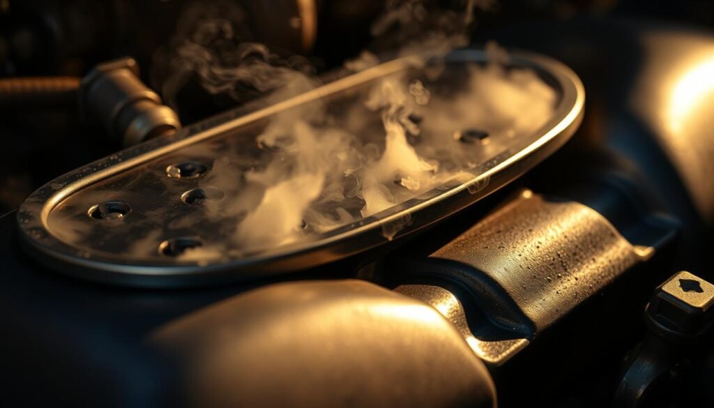 أسباب خروج بخار من غطاء الزيت