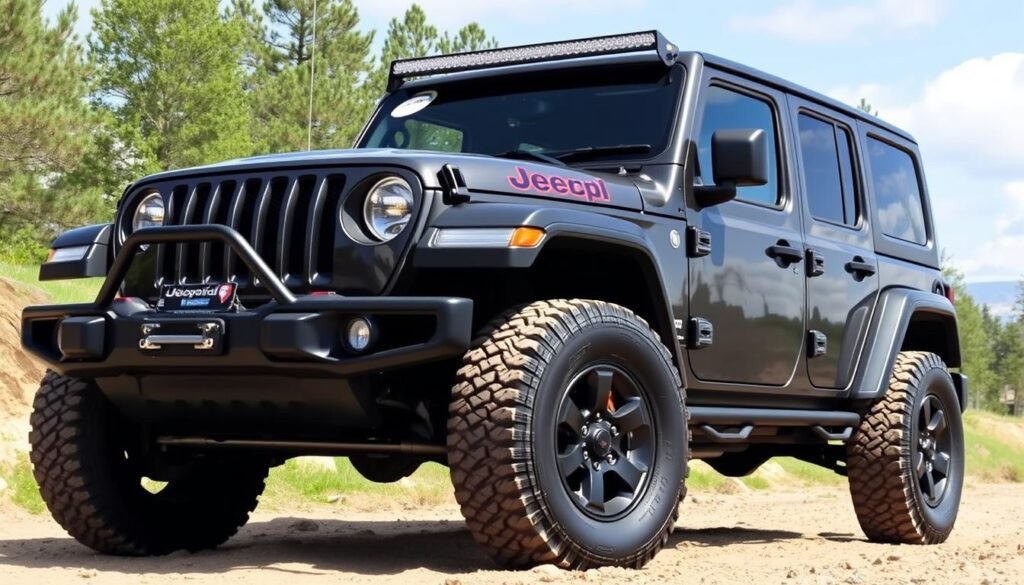 صورة لسيارة جيب رانجلر رباعية الدفع