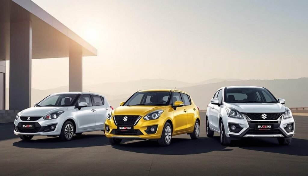 صورة لطرازات سيارات سوزوكي المختلفة في السعودية