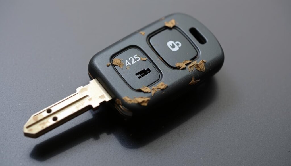 صورة لمفتاح سيارة مفقود أو تالف