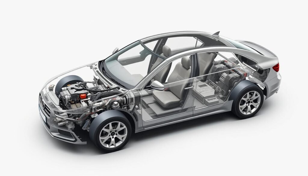 مكونات السيارة الأساسية مكونات السيارة الأساسية