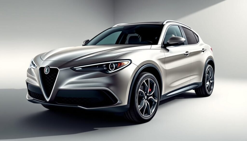 A photorealistic image of an Alfa Romeo Tonale SUV in a studio setting, showcasing its sleek, sporty design and premium interior. The car is positioned in a well-lit environment, with soft, directional lighting that highlights its elegant lines and curves. The background is minimalist, allowing the vehicle to be the main focus. The image captures the vehicle's essence as a practical, yet performance-oriented crossover, conveying its desirability and the importance of a comprehensive buyer's guide to help potential customers make an informed decision. A photorealistic image of an Alfa Romeo Tonale SUV in a studio setting, showcasing its sleek, sporty design and premium interior. The car is positioned in a well-lit environment, with soft, directional lighting that highlights its elegant lines and curves. The background is minimalist, allowing the vehicle to be the main focus. The image captures the vehicle's essence as a practical, yet performance-oriented crossover, conveying its desirability and the importance of a comprehensive buyer's guide to help potential customers make an informed decision.