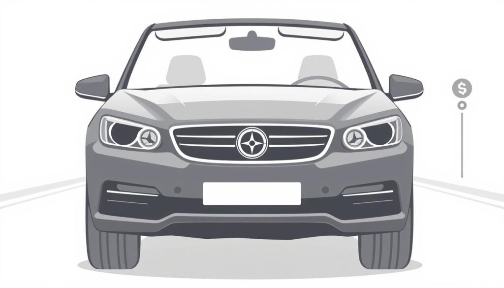 Detailed and technical illustration of the step-by-step process of transferring vehicle ownership through the Absher and traffic departments in Saudi Arabia. A clean and minimalist digital art rendering with a technical engineering diagram aesthetic. Crisp, high-contrast lines and shapes in a neutral color palette of grays, blacks and whites. Carefully proportioned foreground elements depicting the key stages, with a clean background providing context. Realistic yet stylized perspective, with a focus on clear visual communication of the workflow. Careful attention to technical accuracy and user-friendly design.